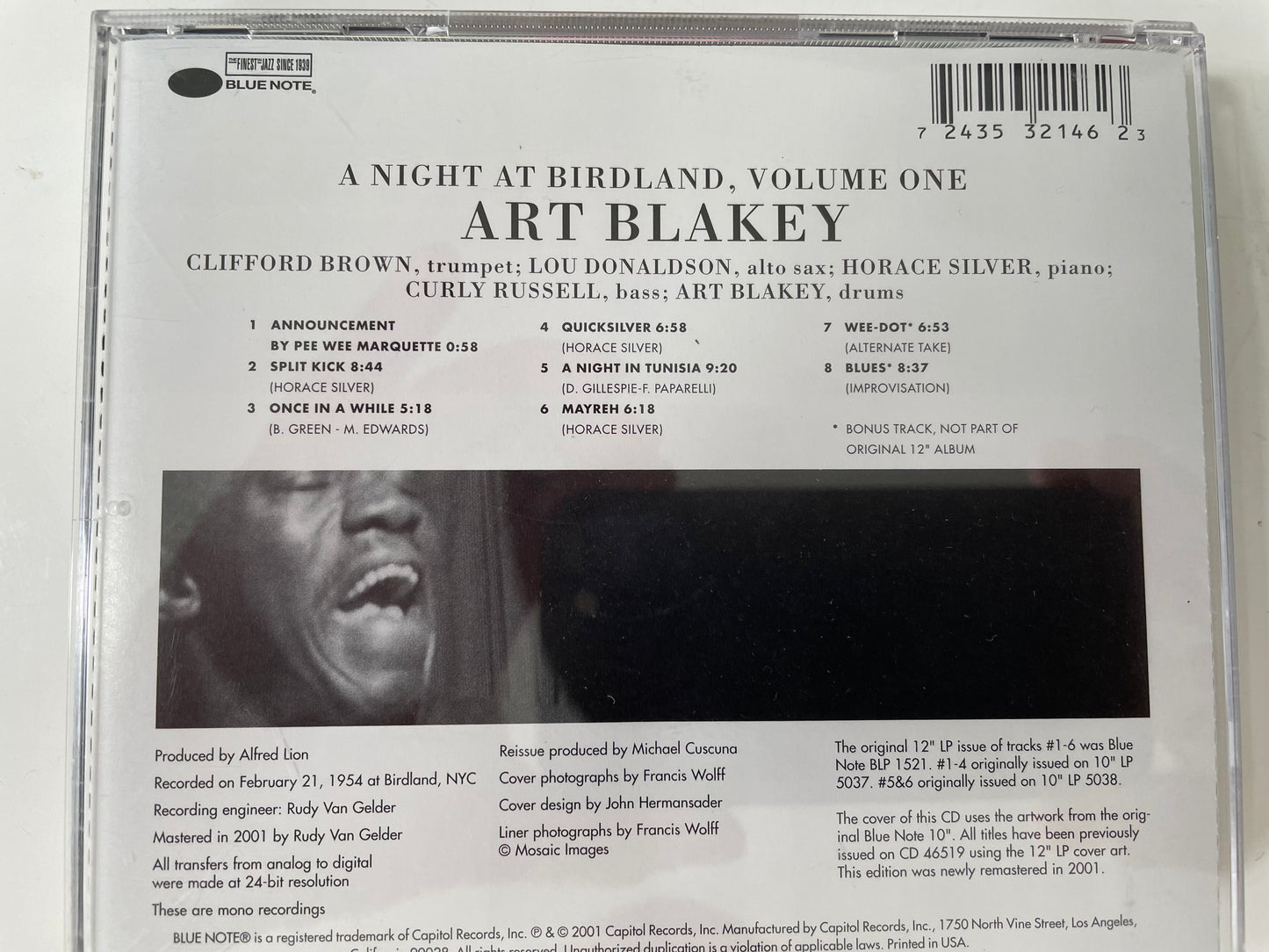 "A NIGHT AT BIRDLAND VOL.1"