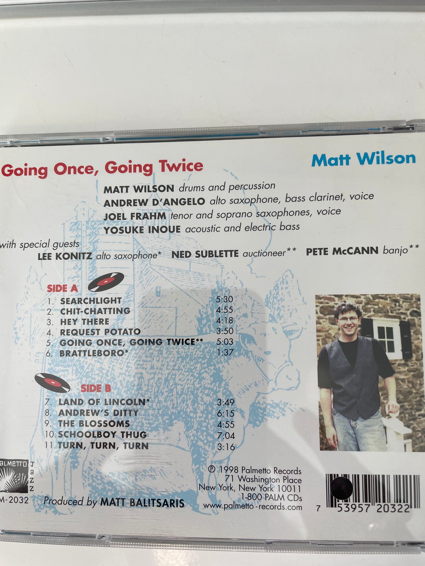 MATT WILSON "GOING ONCE, GOING TWICE"-$11.99 +SHIPPING $5.00