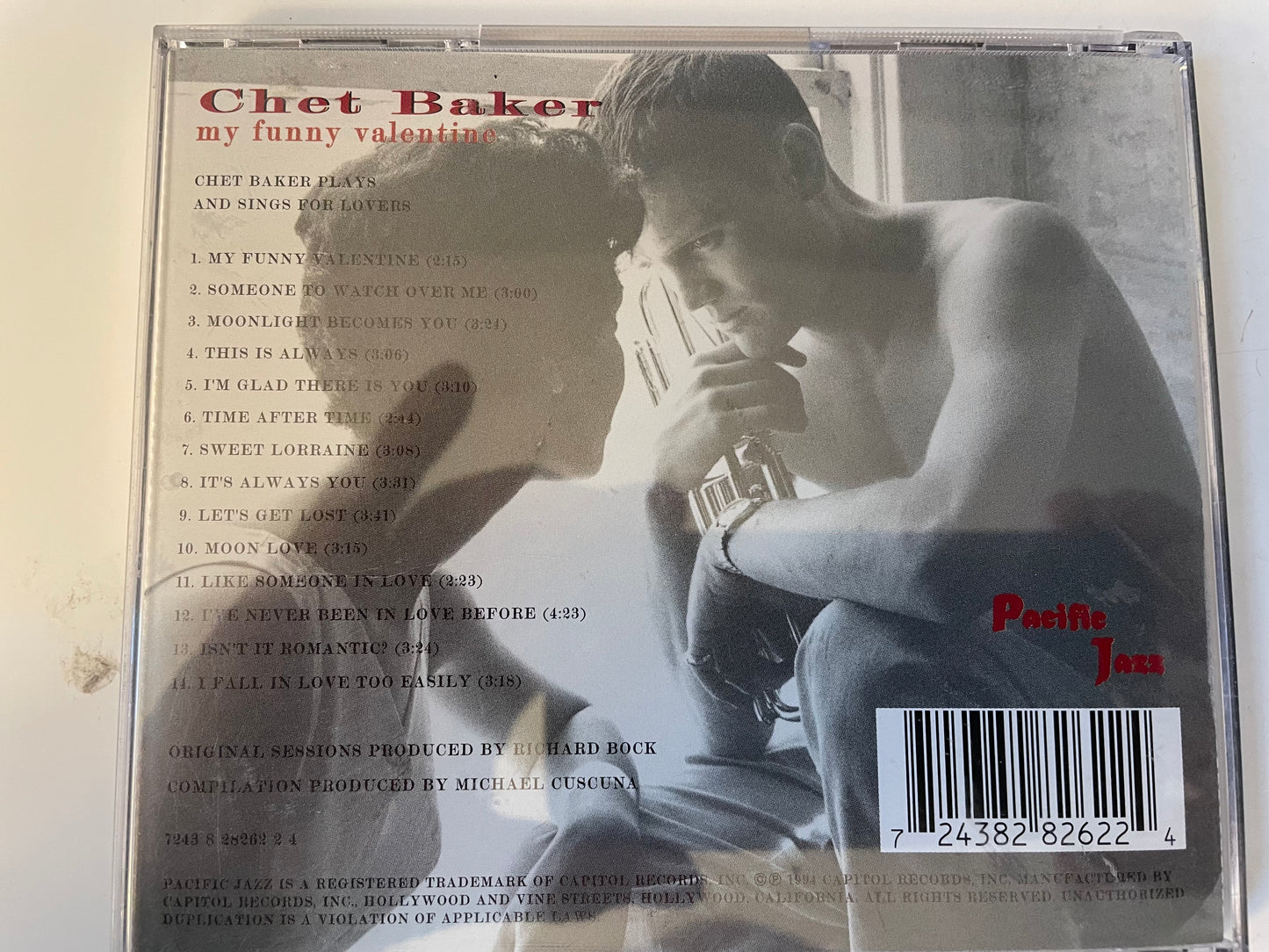 CHET BAKER "MY FUNNY VALENTINE" $7.99 + SHIPPING $5.00