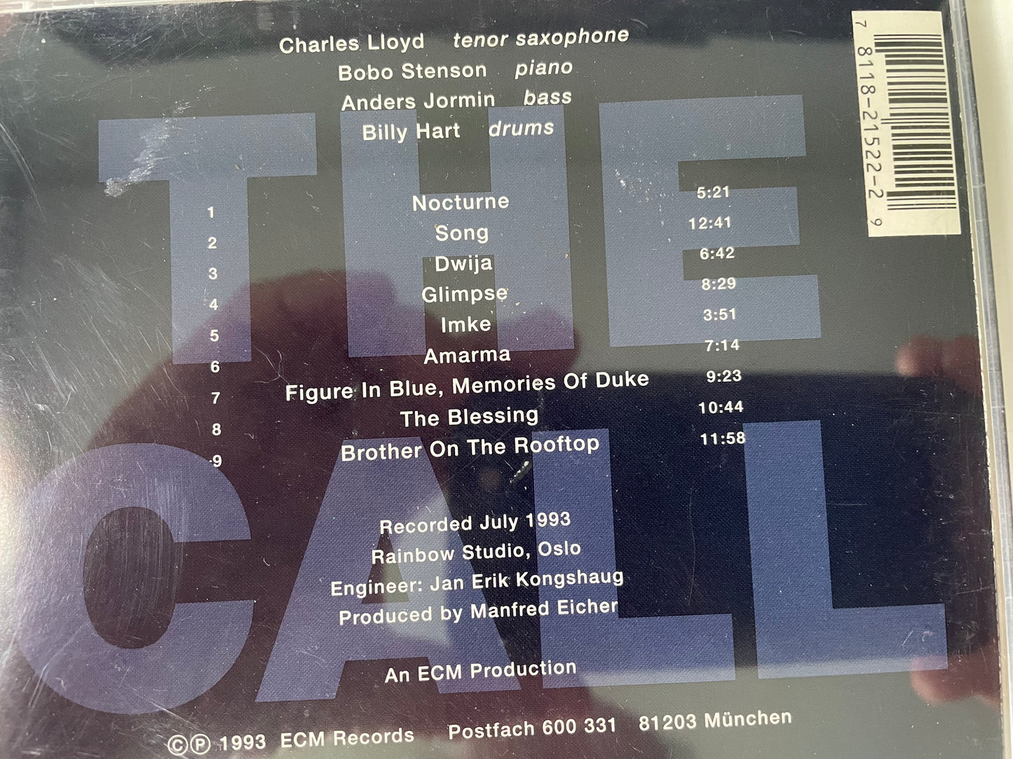 CHARLES LLYOD "THE CALL"-$7.99 + SHIPPING $5.00