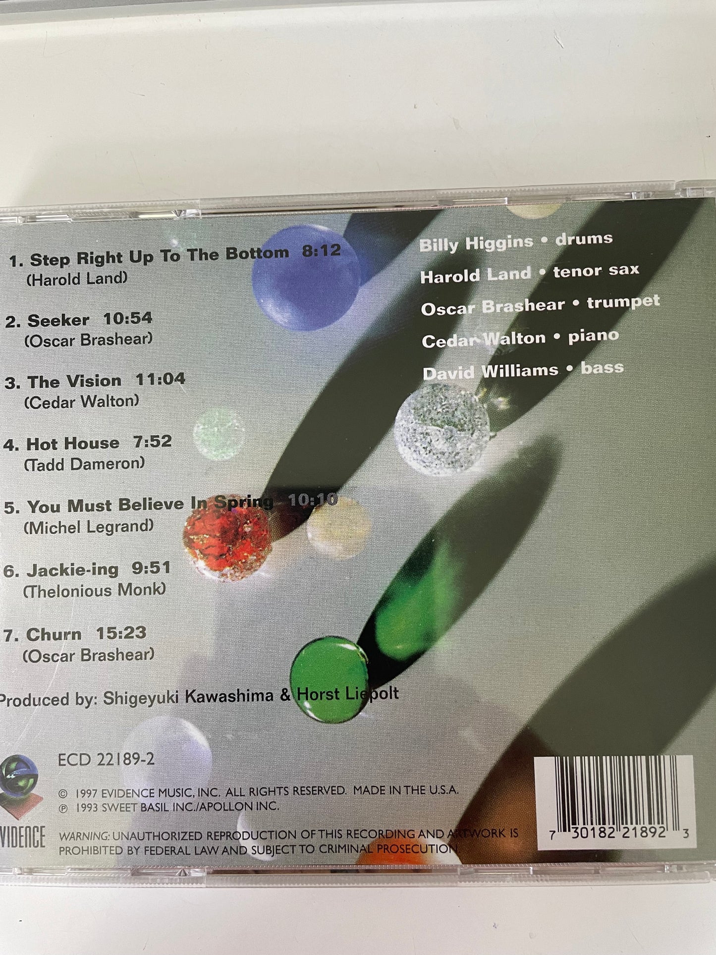 BILLY HIGGINS "BILLY HIGGINS QUARTET"-$9.99 +SHIPPING $5.00