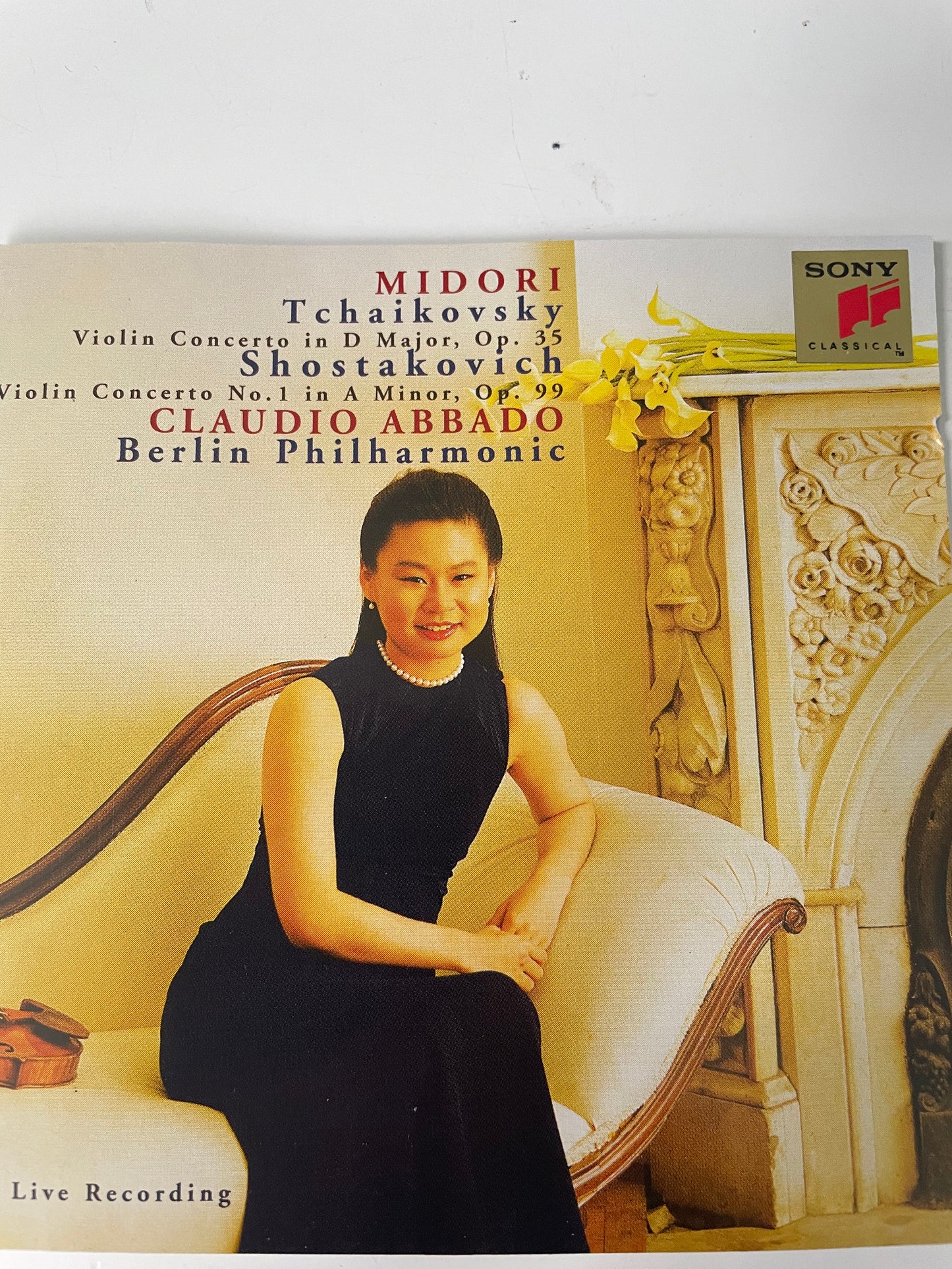 MIDORI "TCHAIKOVSKY/SHOSTAKOVICH"/CLAUDIO ABBADO -$7.99 PLUS SHIPPING R5.00