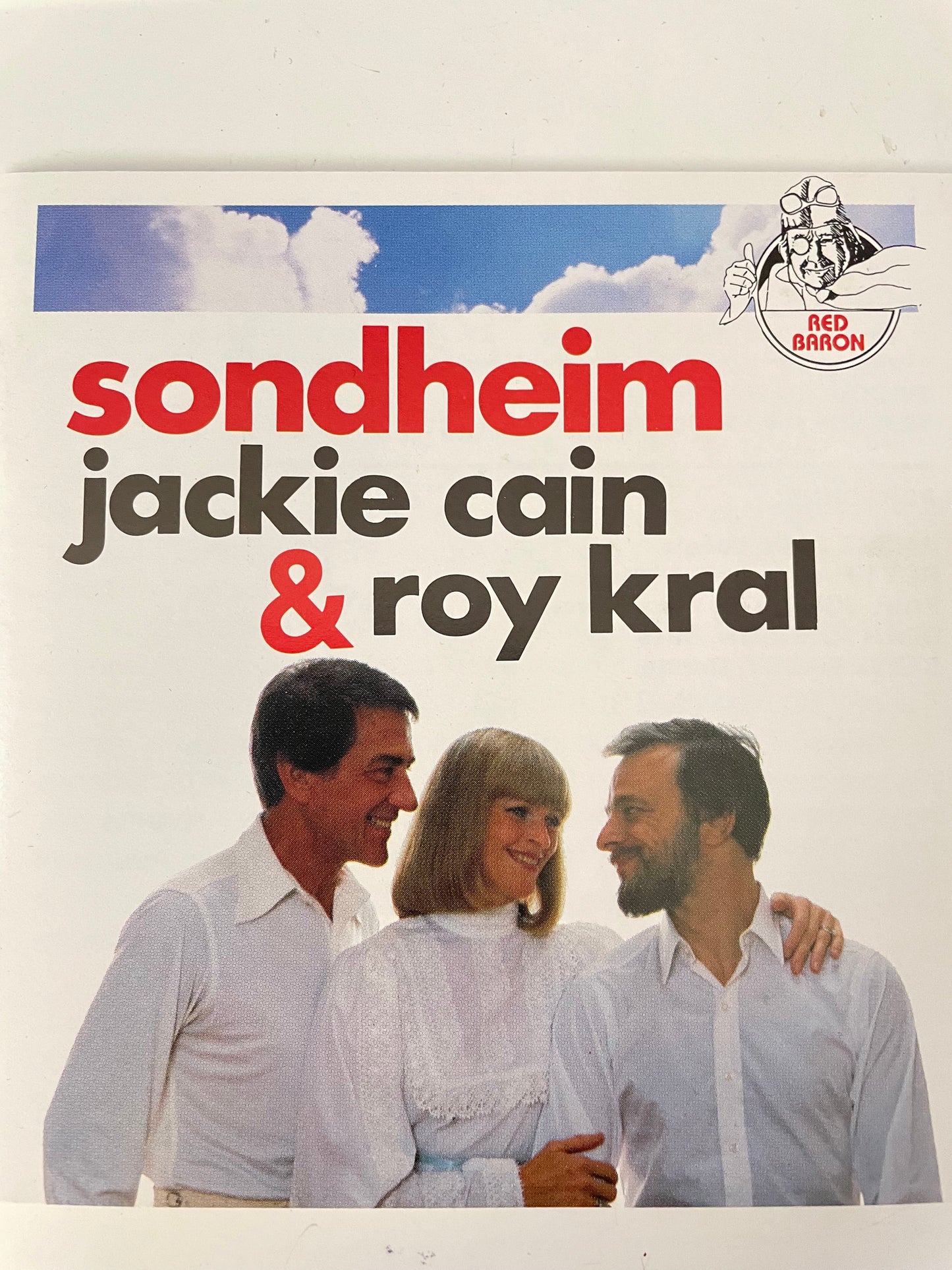 JACKIE CAIN & ROY KRAL "SONDHEIM"-$9.99 +SHIPPING $5.00