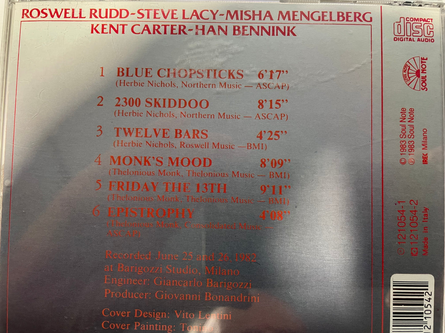 ROSWELL RUDD "REGENERATION"-$19.99 +SHIPPING $5.00