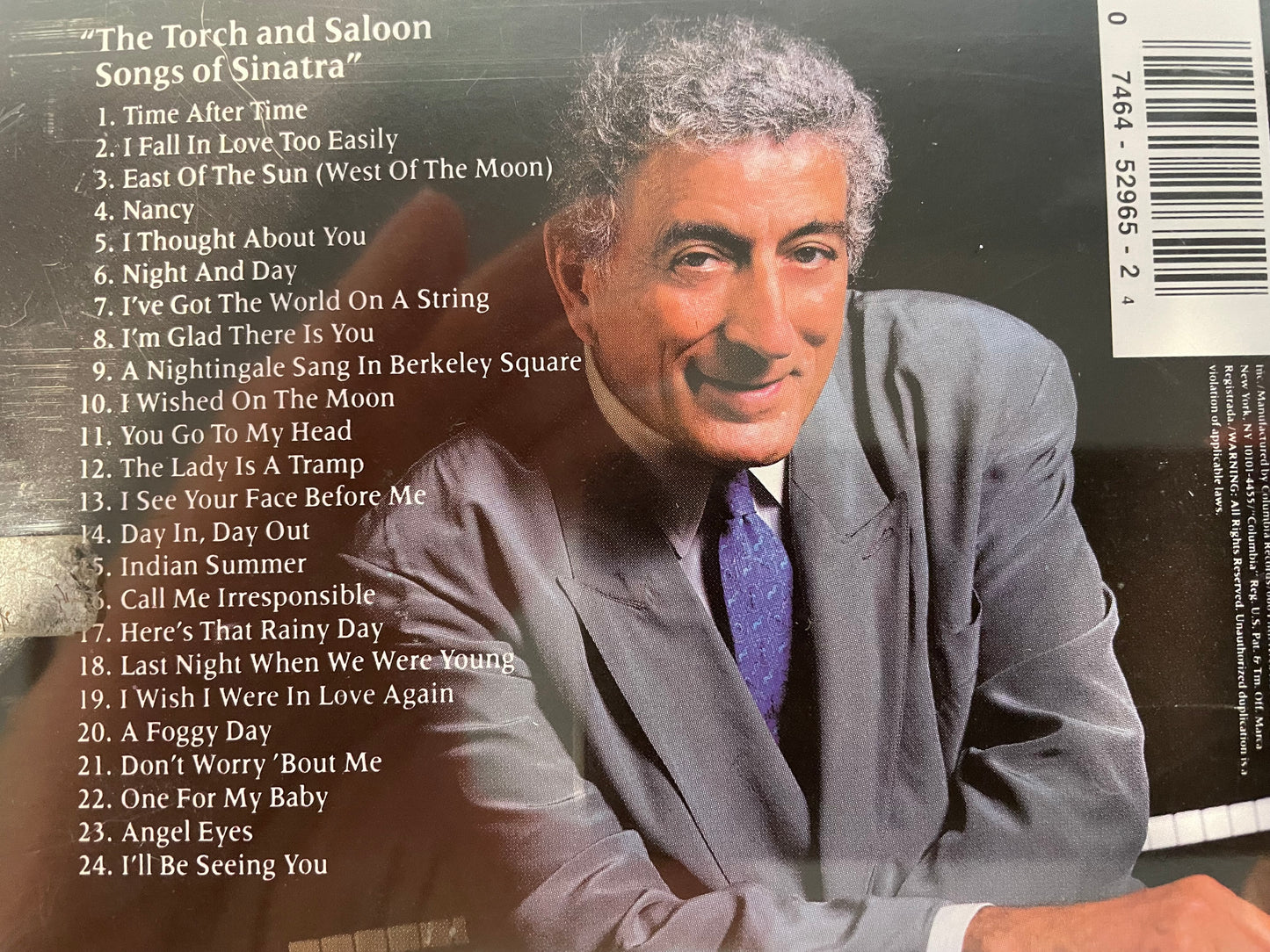 TONY BENNETT "PERFECTLY FRANK"-$4.99 +SHIPPING $5.00