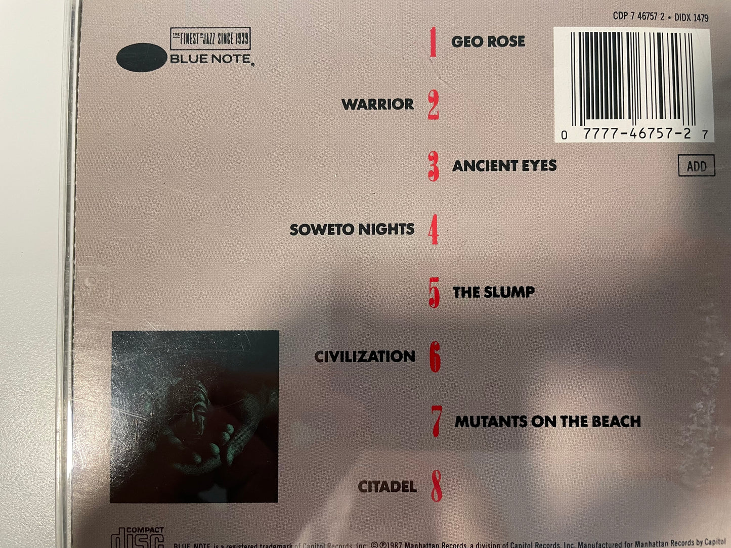 TONY WILLIAMS "CIVILIZATION"-$12.99 +SHIPPING $5.00