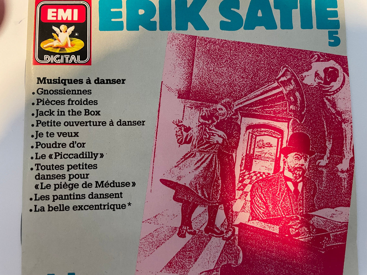 ERIK SATIE "L'CEUVRE POUR PIANO VOL V"-$7.99 +SHIPPING $5.00