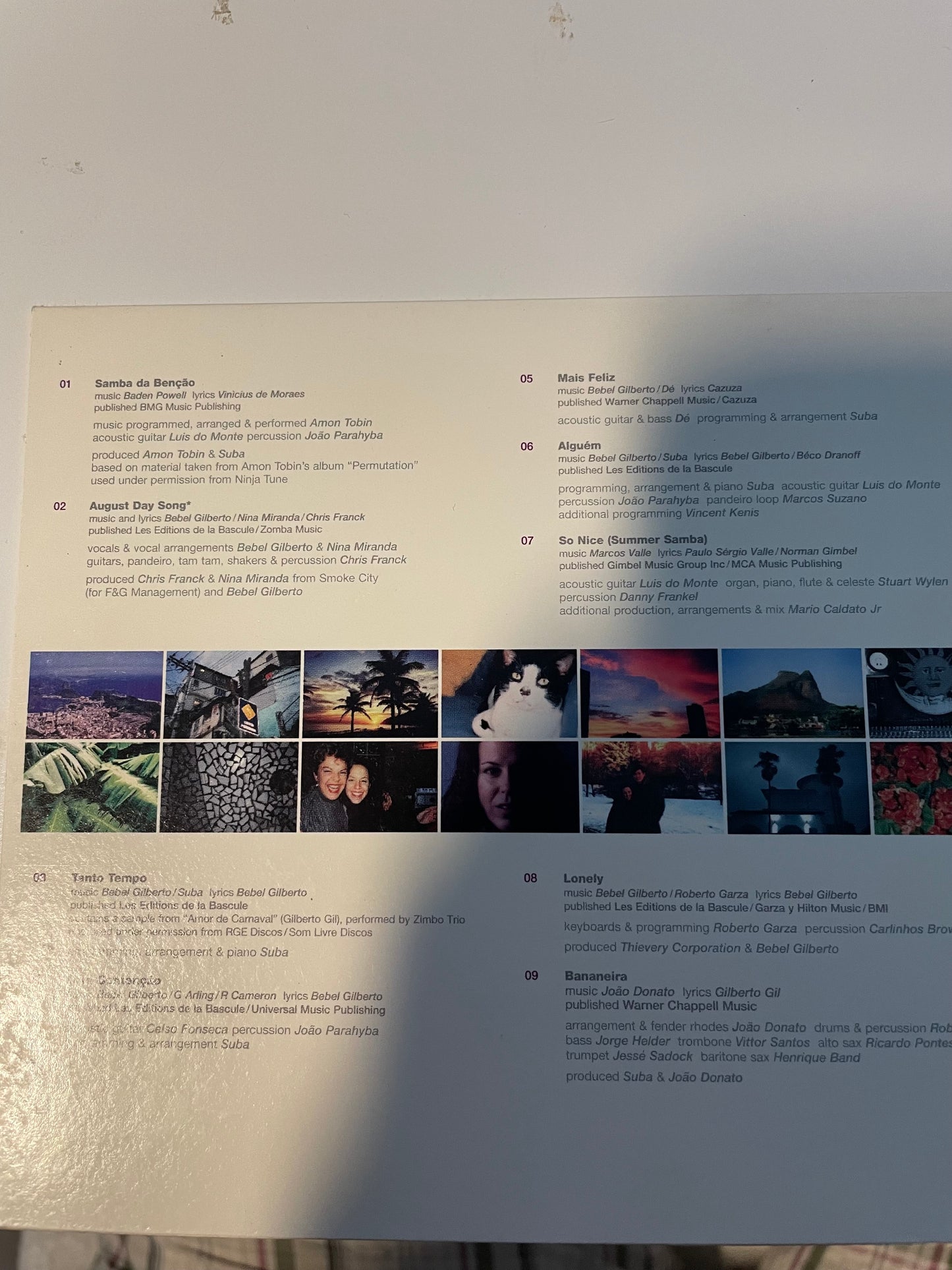 BEBEL GILBERTO "TANTO TEMPO"-$7.99 +SHIPPING $5.00