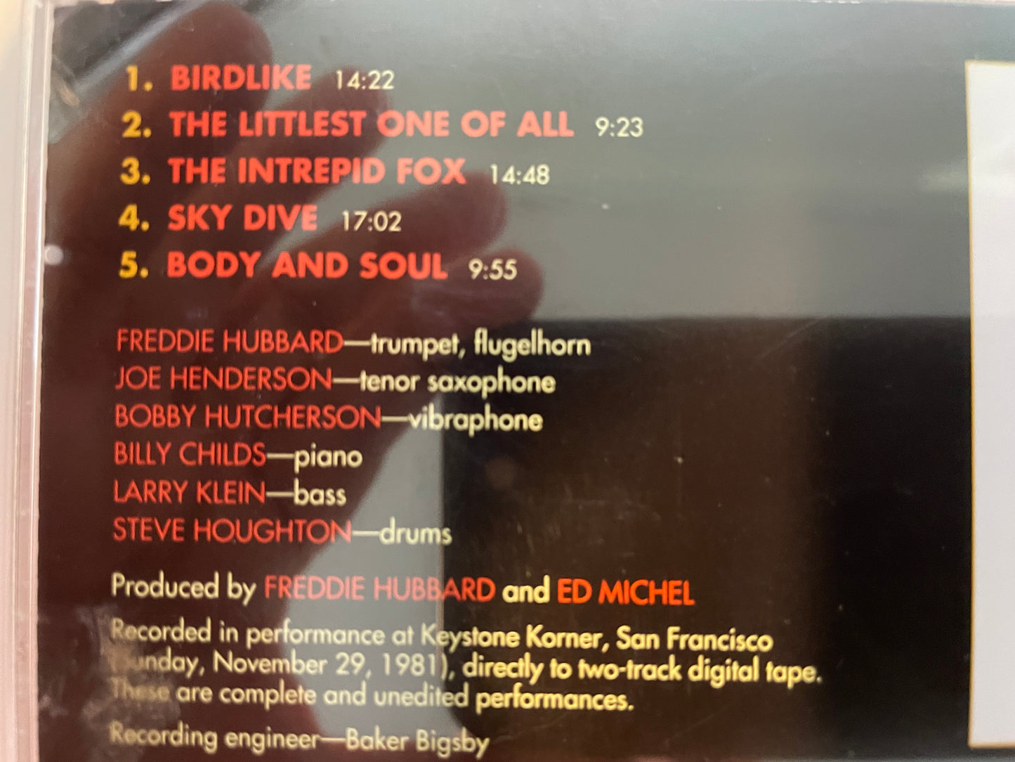 FREDDIE HUBBARD "KEYSTONE BOP" -$7.99 +SHIPPING $5.00