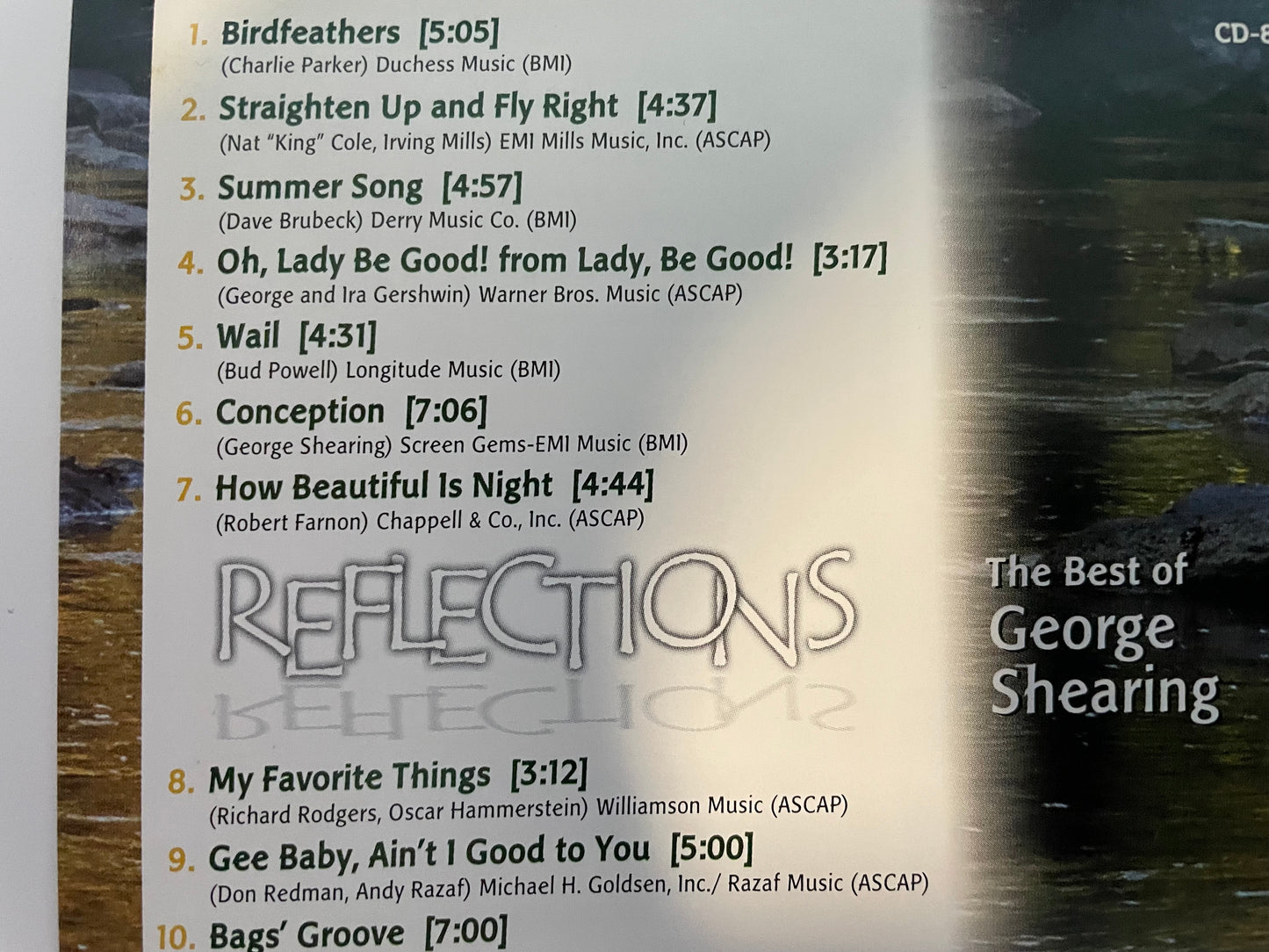 GEORGE SHEARING "REFLECTIONS"-$3.99 +$5.00