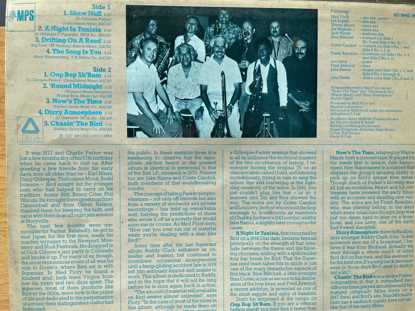 SUPERSAX: "CHASIN' THE BIRD"-$9.99 +SHIPPING $5.00