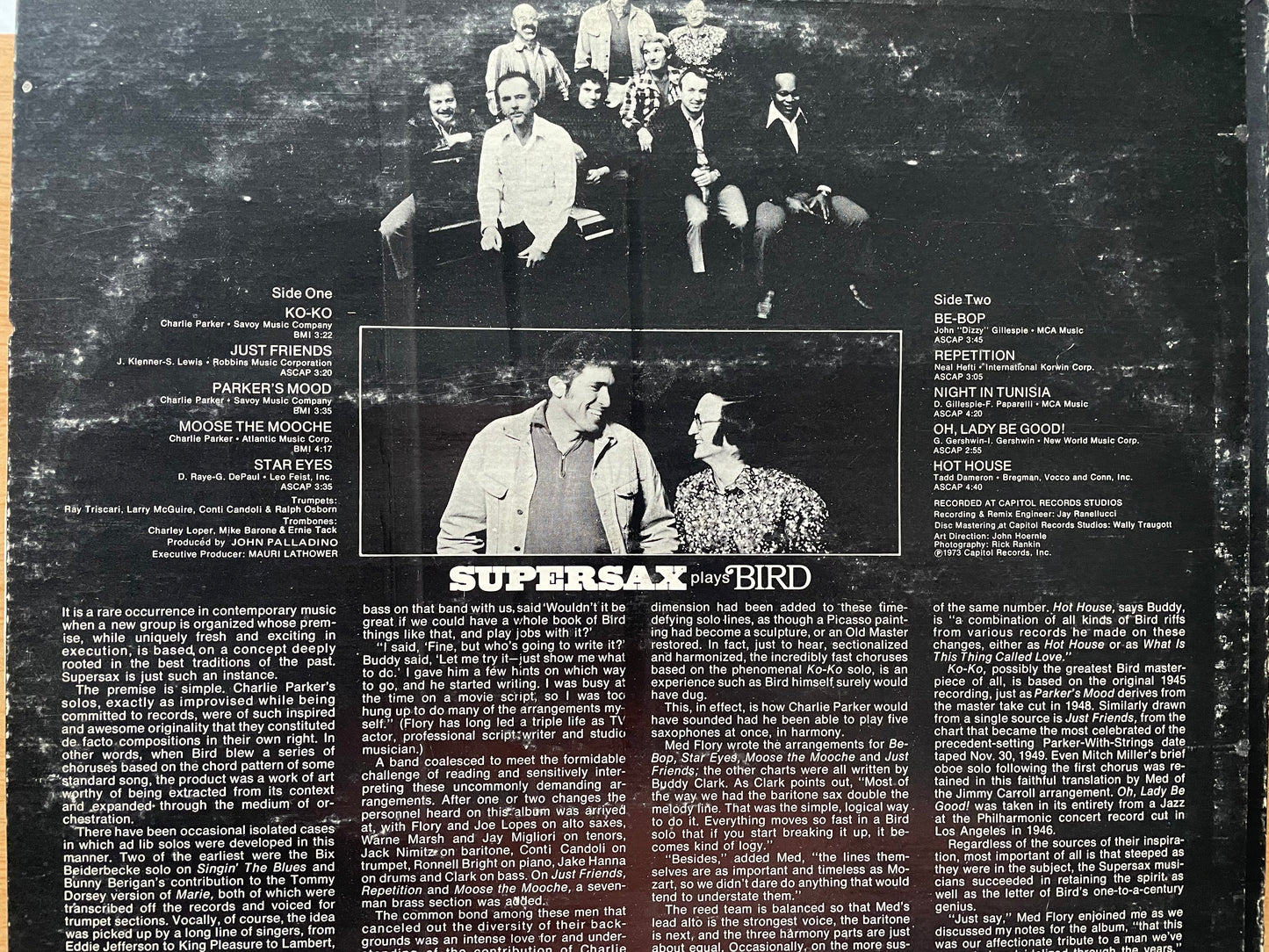 SUPERSAX "PLAYS BIRD"-$8.99 +SHIPPING $5.00