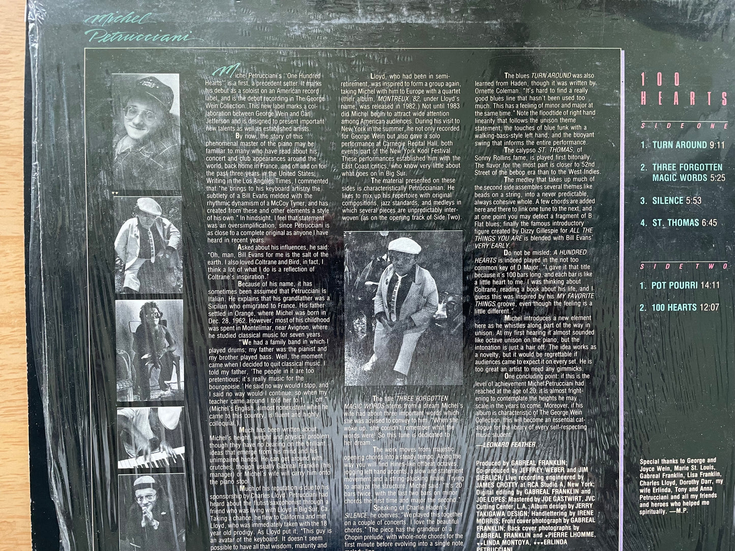 MICHEL PETRUCCIANI "100 HEARTS"-$8.99 +SHIPPING $5.00