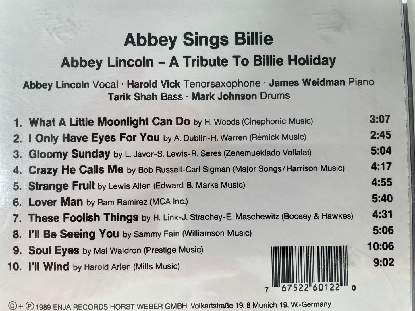 "ABBEY SINGS BILLIE-LIVE AT THE UJC"