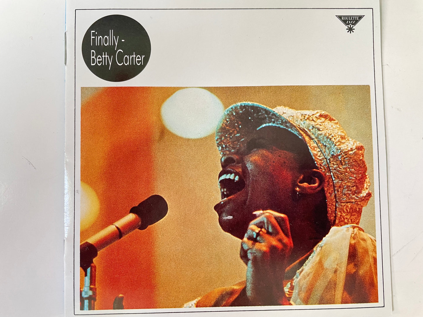 BETTY CARTER-"FINALLY-" $7.99 PLUS SHIPPING-$5.00