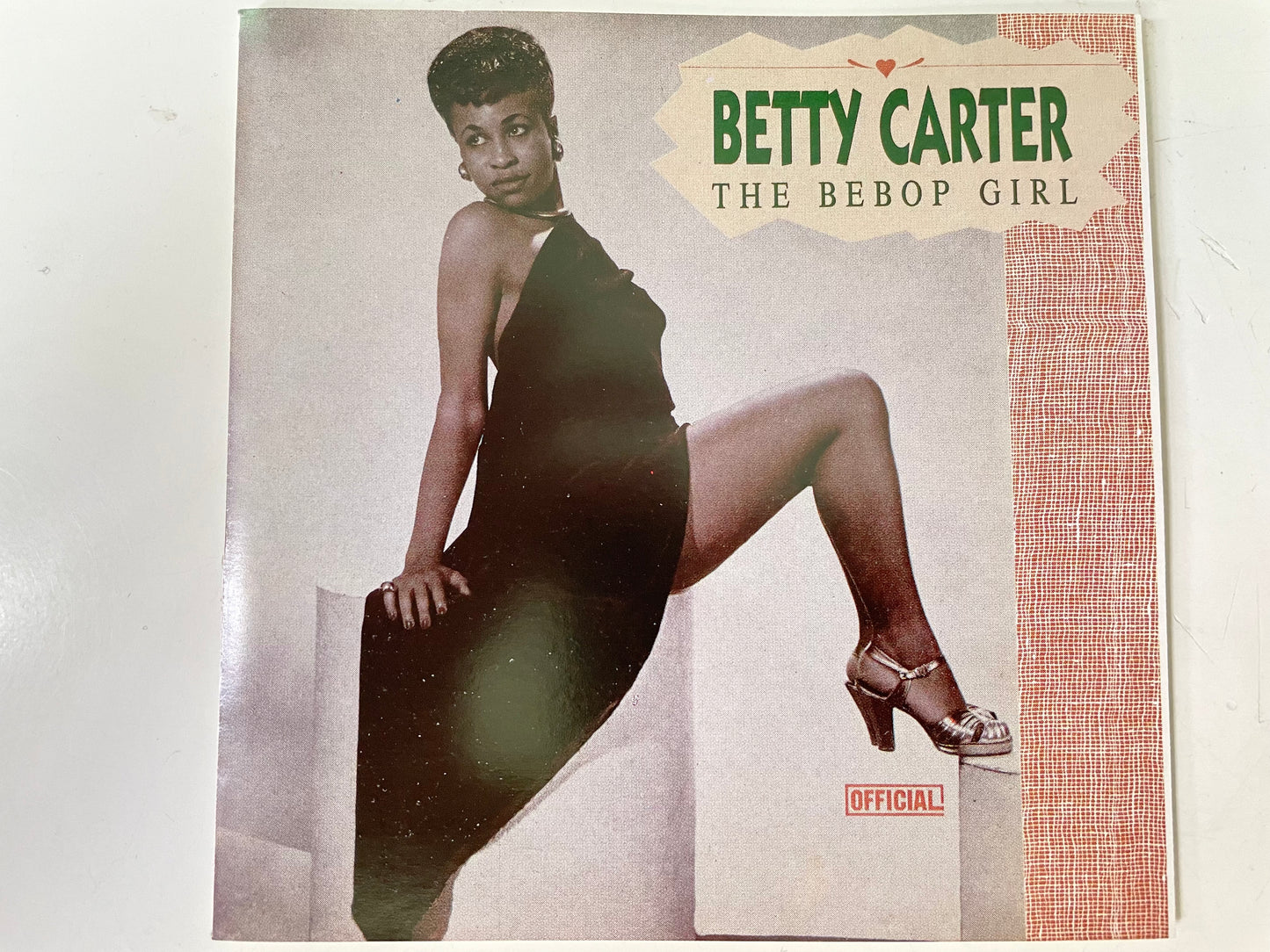 BETTY CARTER-"THE BEBOP GIRL"-$19.99 + SHIPPING $5.00