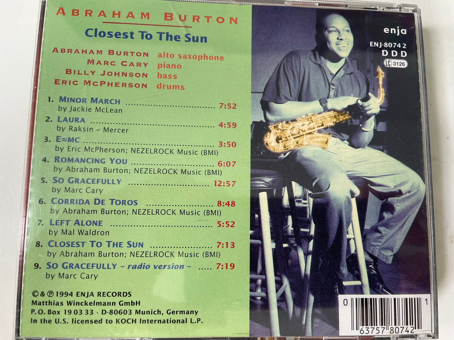 ABAHAN BURTON "CLOSEST TO THE SUN" $4.99n +shipping $5.00