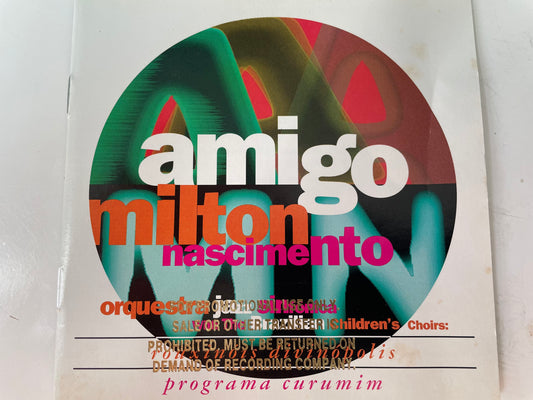 MILTON NASCIMENTO "AMIGO" $7.99 +SHIPPING $5.00