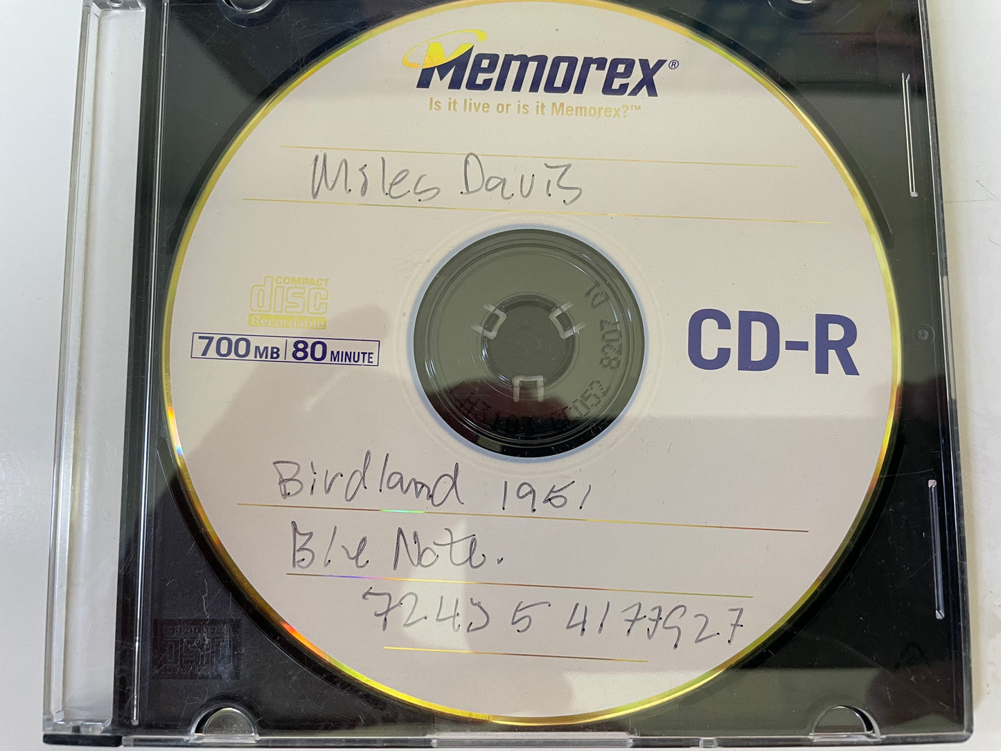 MILES DAVIS "BIRDLAND 1951"- COPY/MEMOREX $5.99 + SHIPPING $5.00