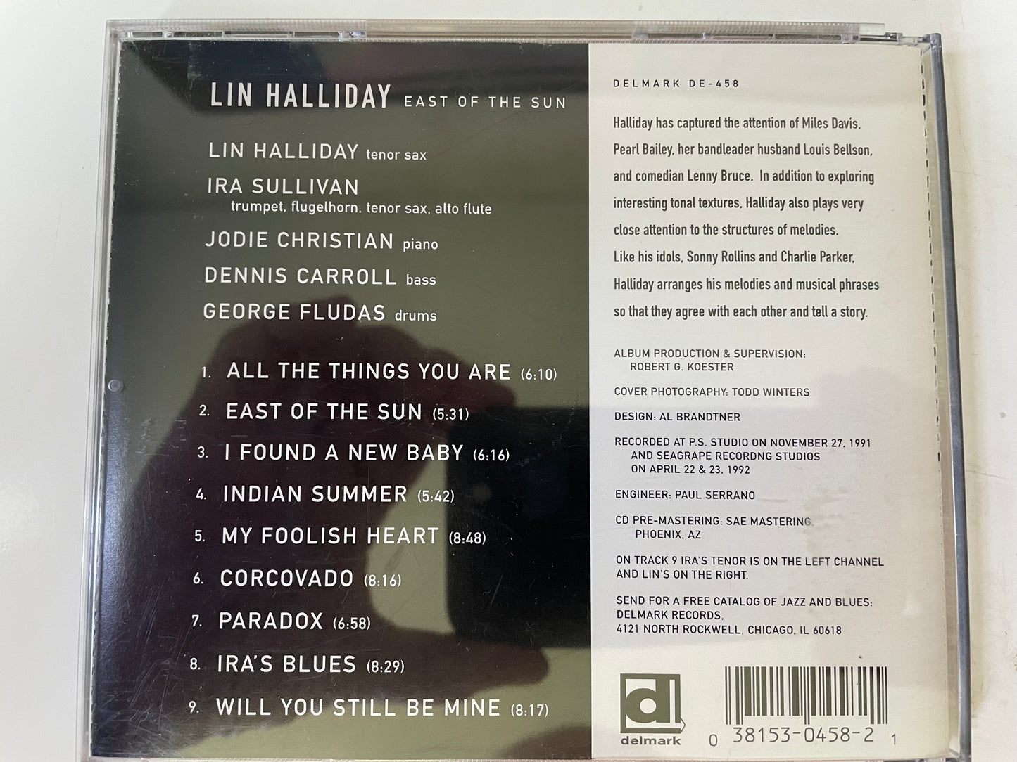 LIN HALLIDAY "EAST PF THE SUN"-$9.99 + SHIPPING $5.00