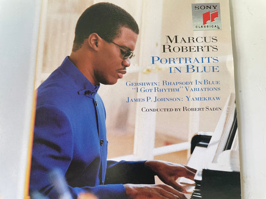 MARCUS ROBERTS "PORTRAITS IN BLUE"-$7.99 +SHIPPING $5.00