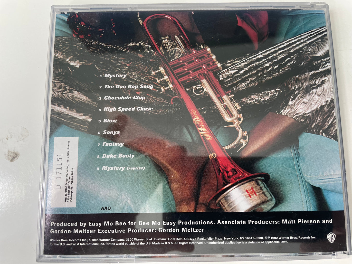 MILES DAVIS "DOO-BOP"-$24.99 + $5.00 SHIPPING