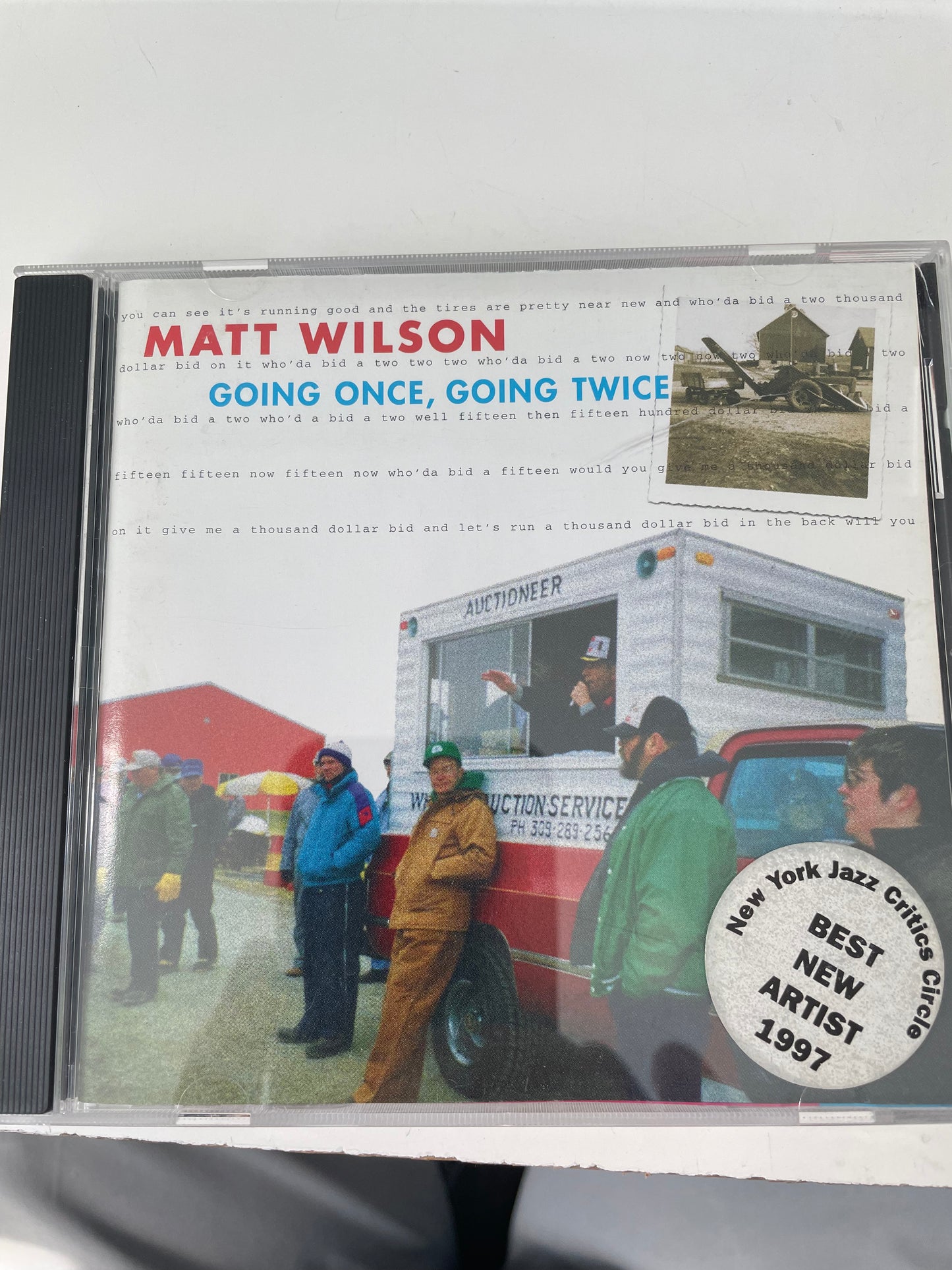 MATT WILSON "GOING ONCE, GOING TWICE"-$11.99 +SHIPPING $5.00