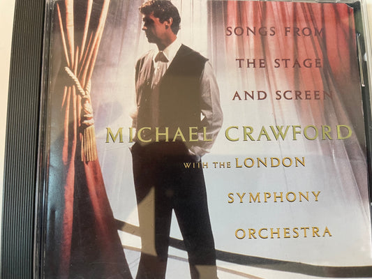 MICHAEL CRAWFORD "SONGS FROM THE STAGE AND SCREEN"-$5.99 + $5.00 SHIPPING