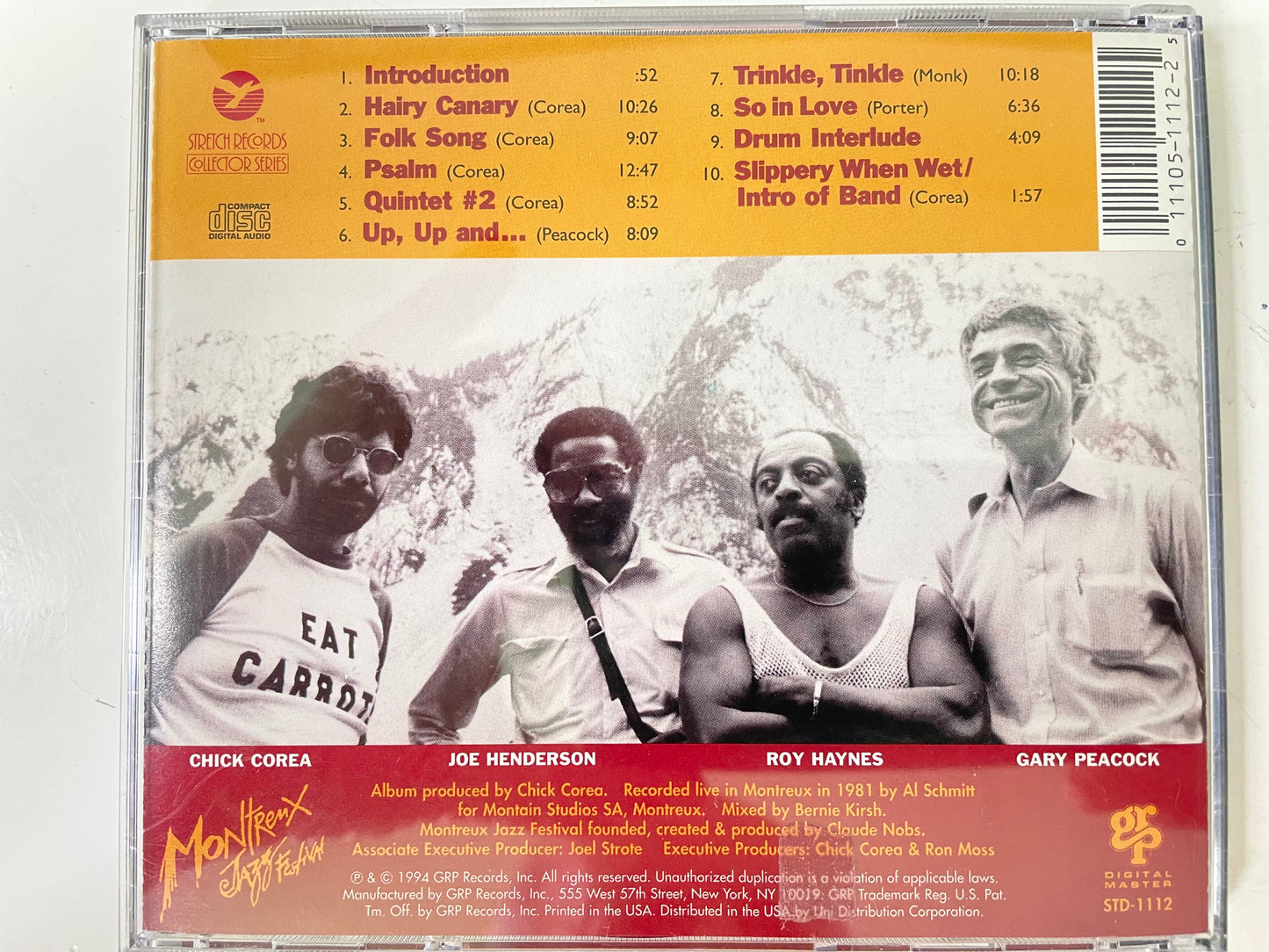 CHICK COREA- "LIVE IN MONTREUX"-$19.99