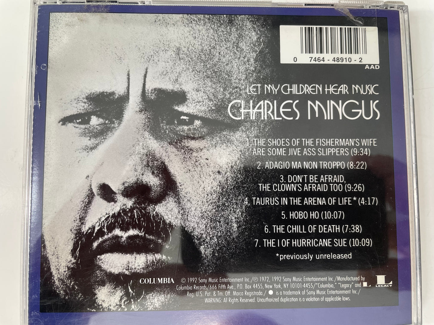 CHALES MINGUS "LET MY CHILDREN HEAR MUSIC"-$9.99