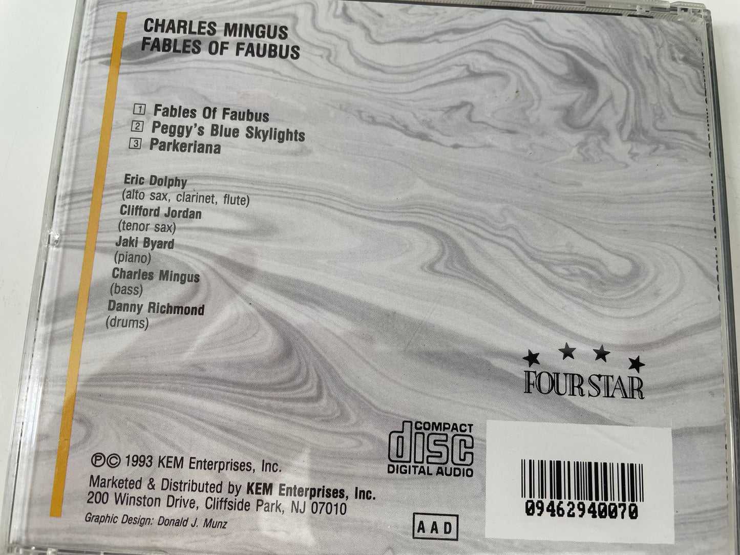 CHARLES MINGUS "FABLES OF FAUBUS"-$7.99 + SHIPPING $5.00