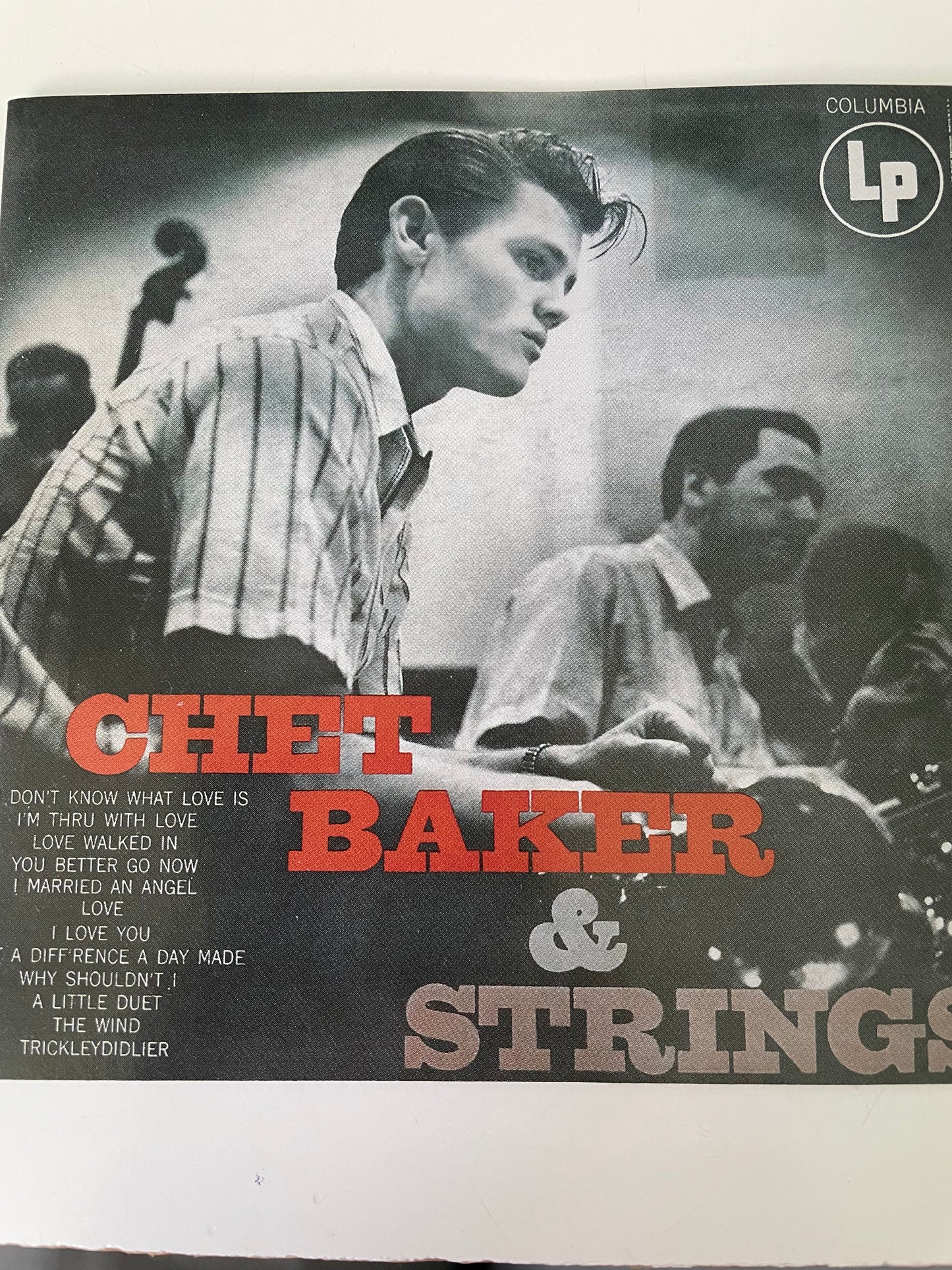 CHET BAKER-"CET BAKER & STRINGS-$8.99 +SHIPPING $5.00