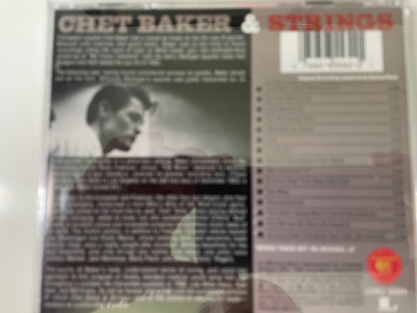 CHET BAKER-"CET BAKER & STRINGS-$8.99 +SHIPPING $5.00