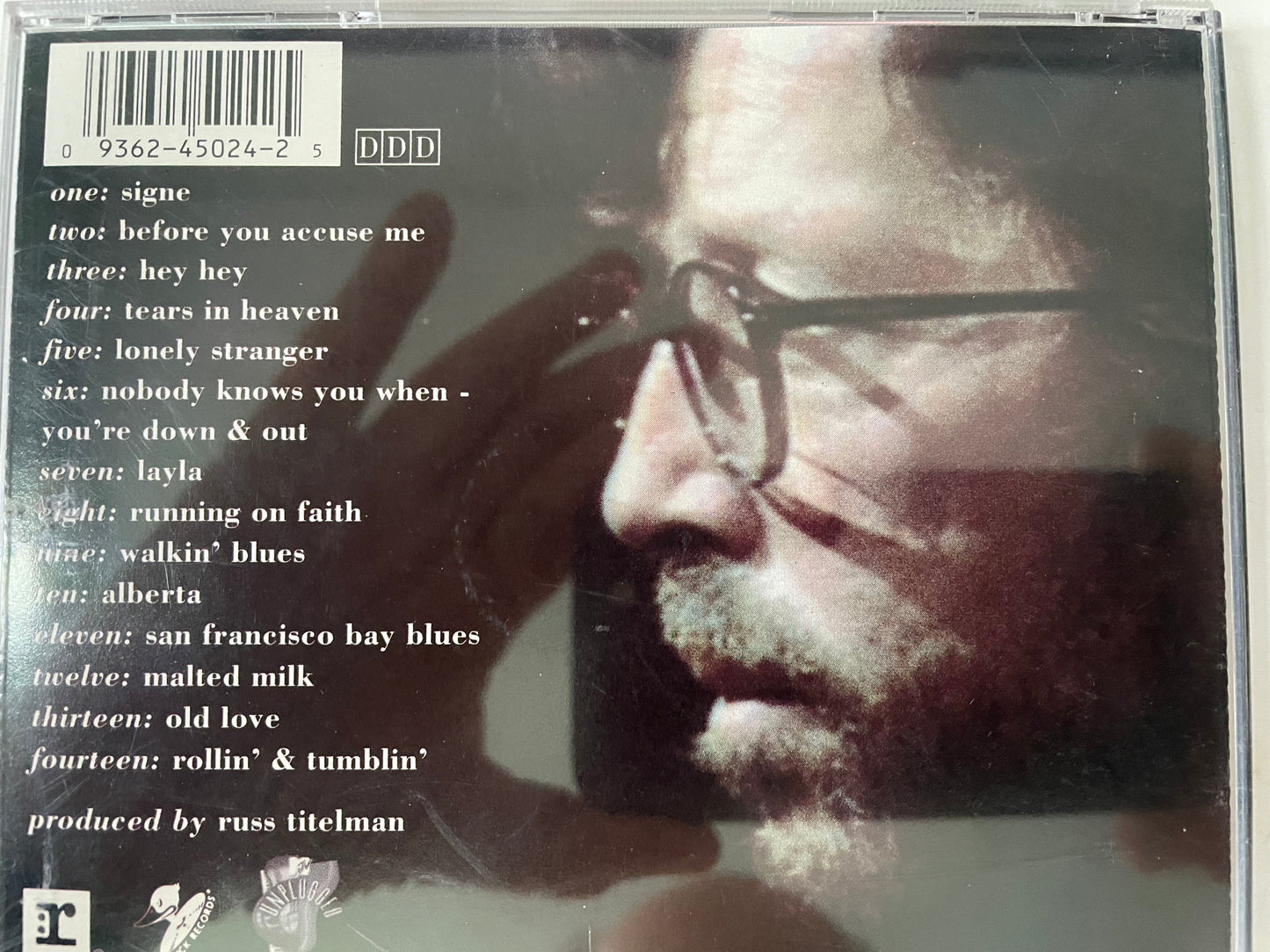 ERIC CLAPTON "UNPLUGGED" -$29.99 +SHIPPING $5.00