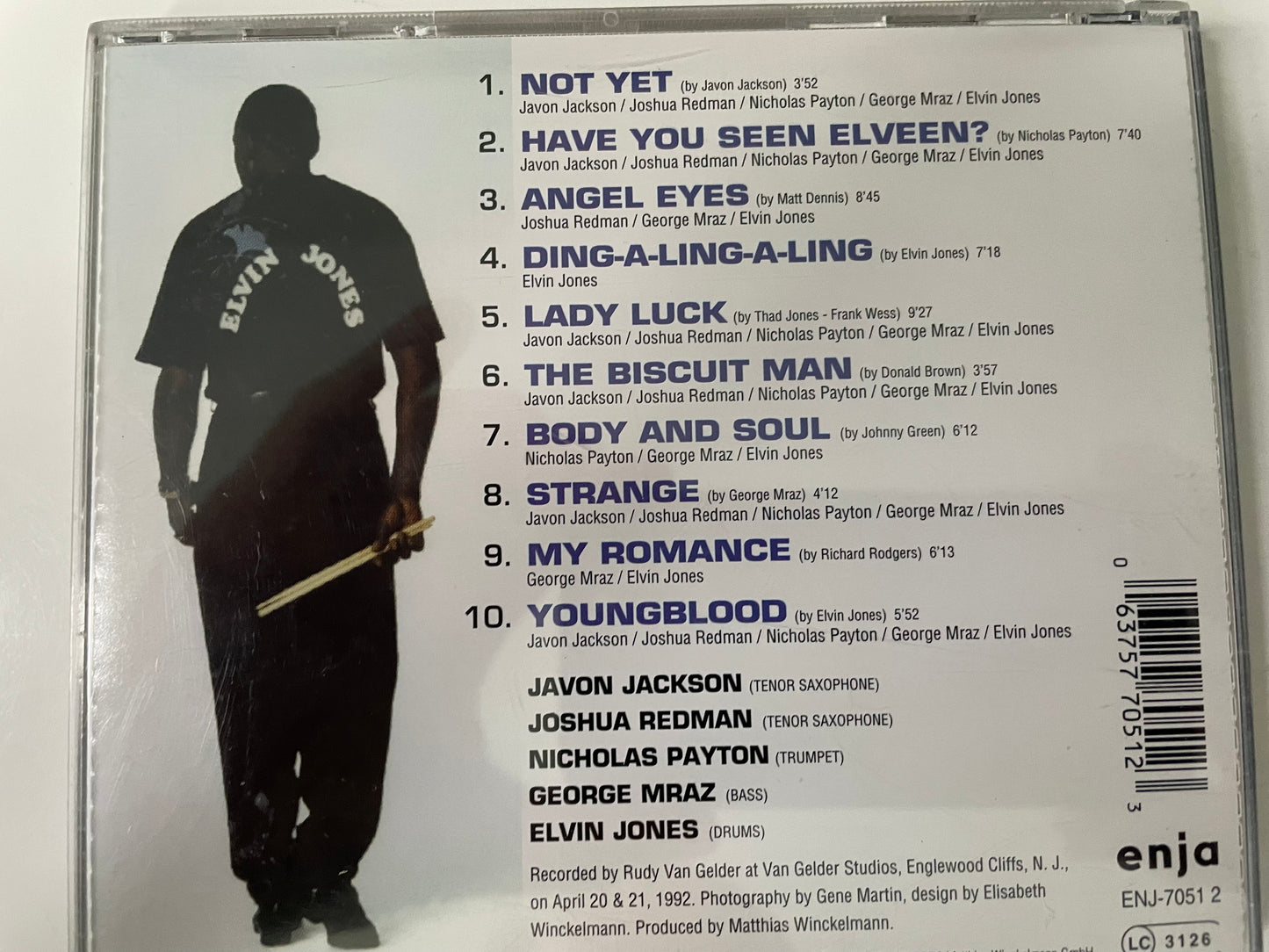 ELVIN JONES-"YOUNGBLOOD"-$7.99 +SHIPPING $5.00