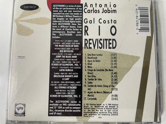 ANTONIO CARLOS JOBIM "GAL COSTA-RIO REVISITED-$34.99 +SHIPPING $5.00