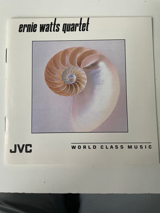 ERNIE WATTS QUARTET " JVC-WORLD CLASS MUSIC" CD $8.99 + SHIPPING $5.00