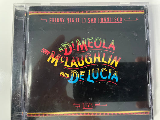 AL DE MEOLA/JOHN McLAUGHLIN/PACO de LUCIA-"FRIDAY NIGHT IN SAN FRANCISCO"  $19.99 +SHIPPING $5.00