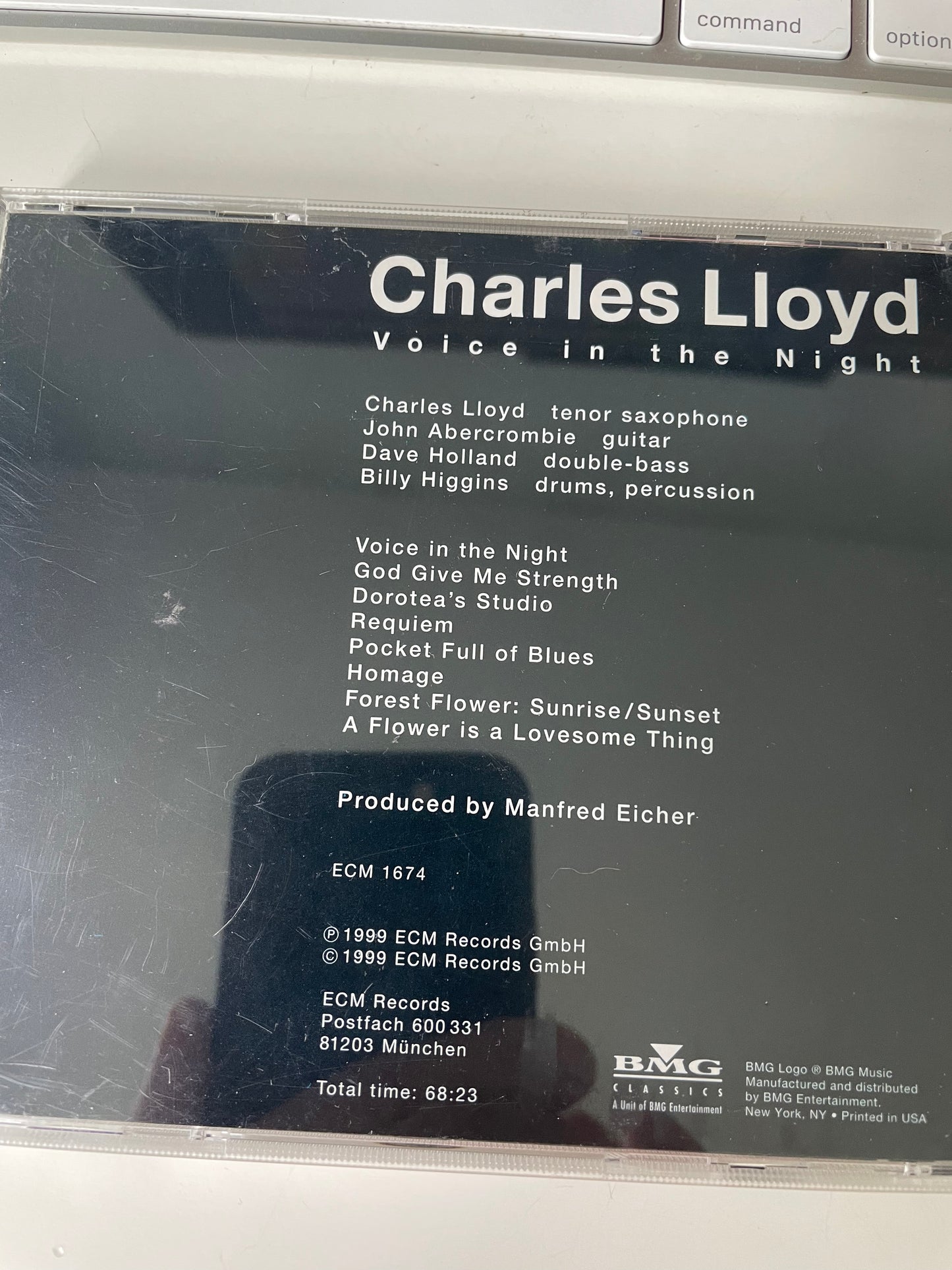 CHARLES LLYOD "VOICE IN THE NIGHT"-$7.99 + SHIPPING $5.00