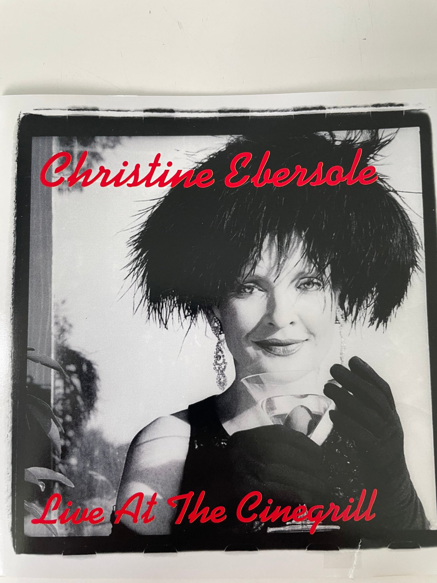 CHRISTINE EBERSOLE "LIVE AT THE CINEGRILL"-$19.99 + SHIPPING $5.00