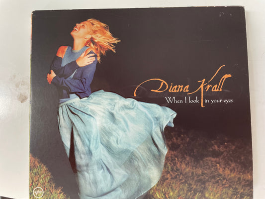 DIANA KRALL ""WHEN I LOOK IN YOUR EYES"-$7.99 + SHIPPING $5.00