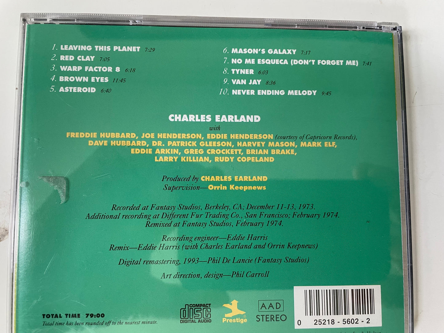 CHARLES EARLAND "LEAVING THIS PLANET"-$29.99 + SHIPPING $5.00