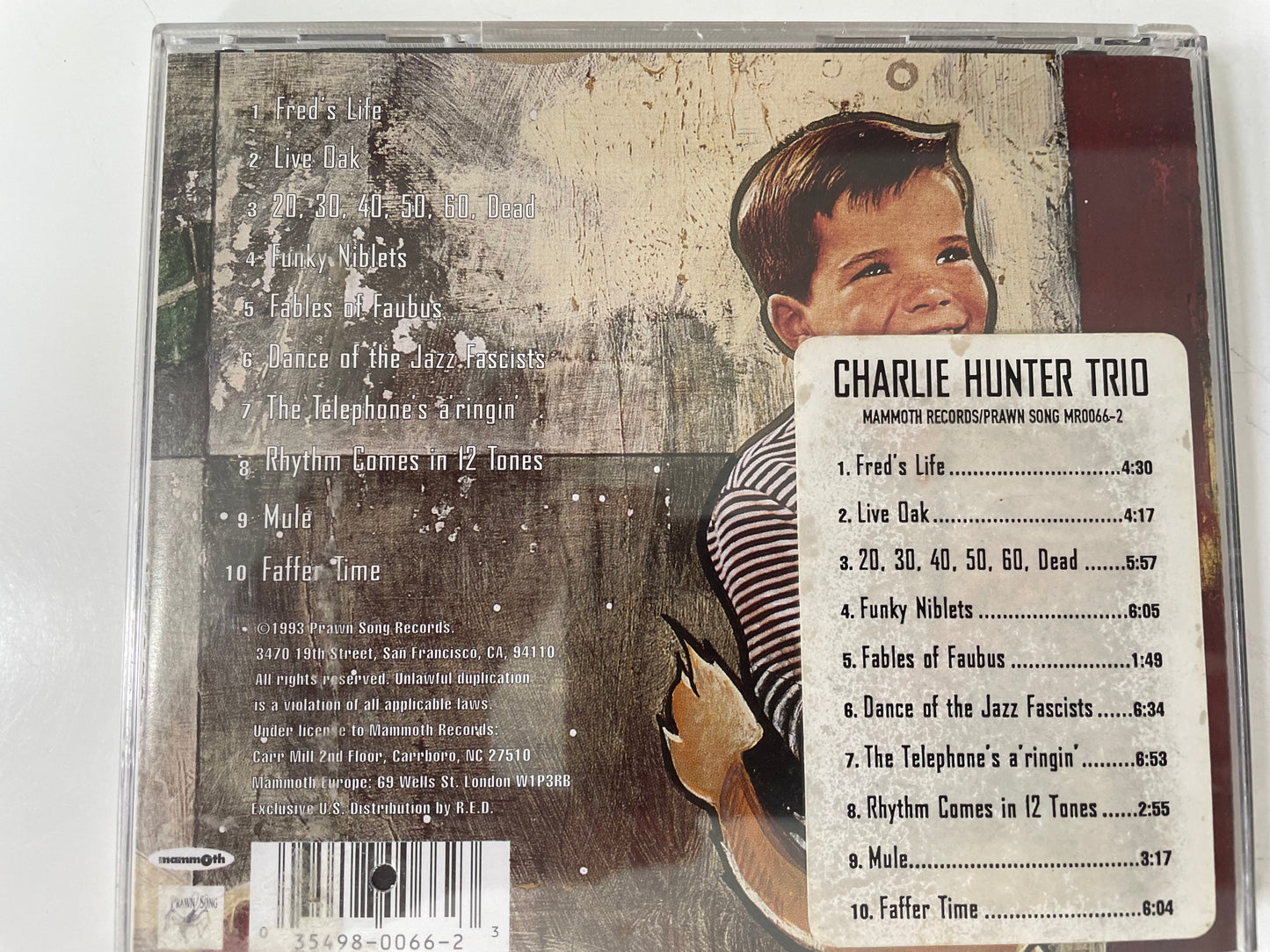 CHARLIE HUNTER-"CHARLIE HUNTER TRIO"-$7.99 + SHIPPING $5.00