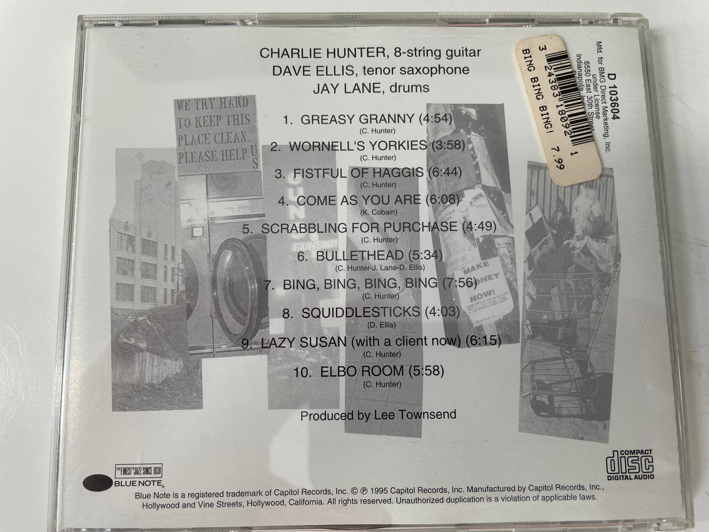 CHARLIE HUNTER TRIO-"BING, BING, BING"-$8.99 + SHIPPING $5.00