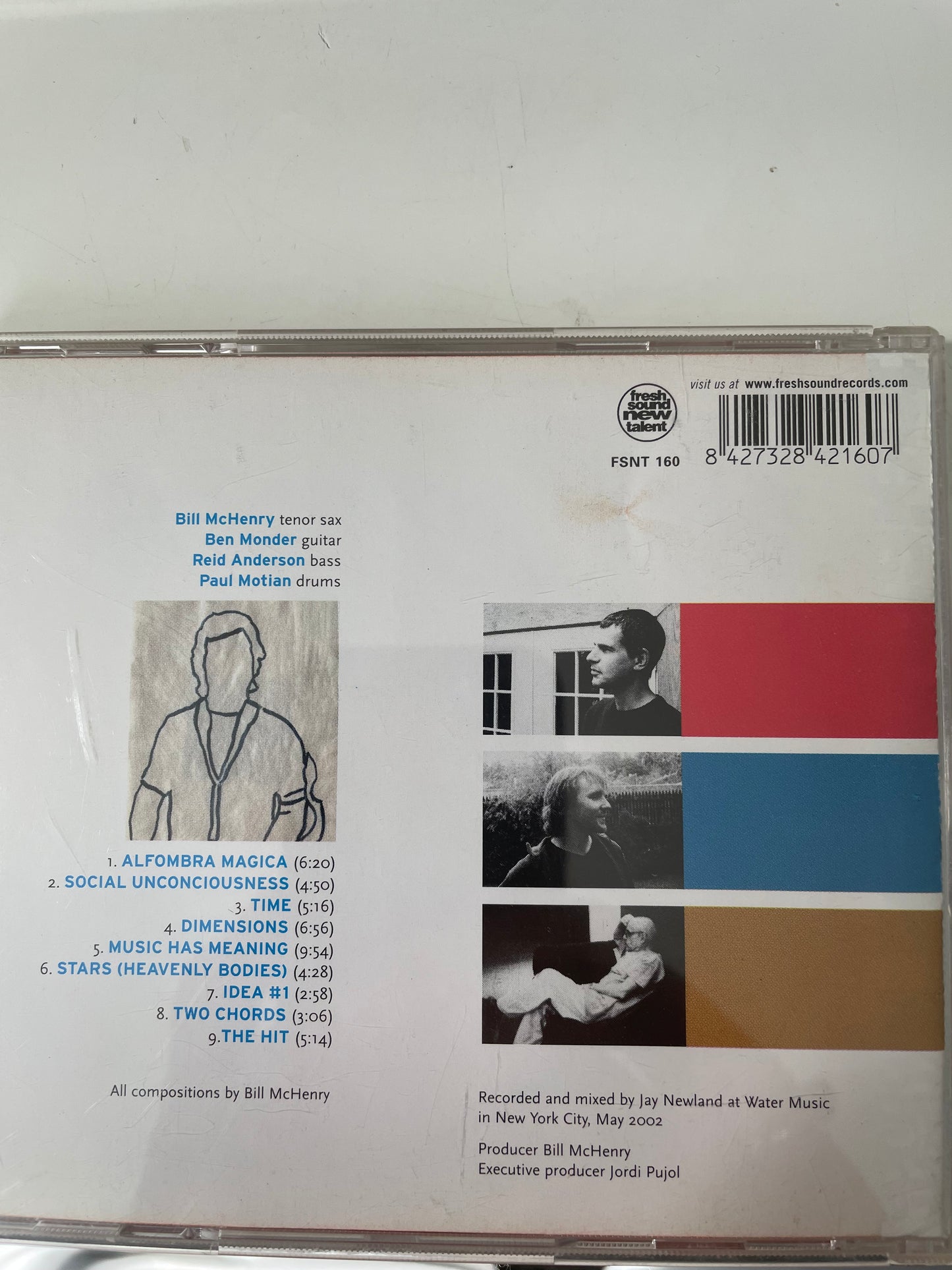 BILL McHENRY "FEATURING PAUL MOTIAN"-$7.99 + SHIPPING $5.00