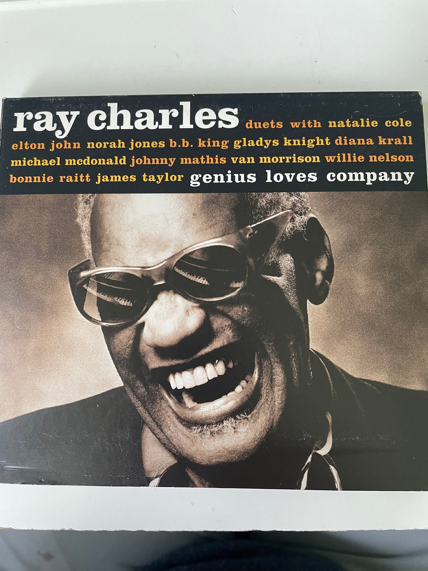 RAY CHARLES -"GENIUS LOVES COMPANY"-$8.99 +SHIPPING $5.00