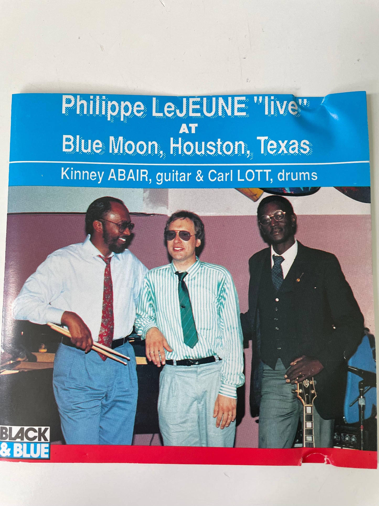 PHILIPPE LEJEUNE "LIVE AT BLUE MOON, HOUSTON, TEXAS" $34.99 + SHIPPING $5.00