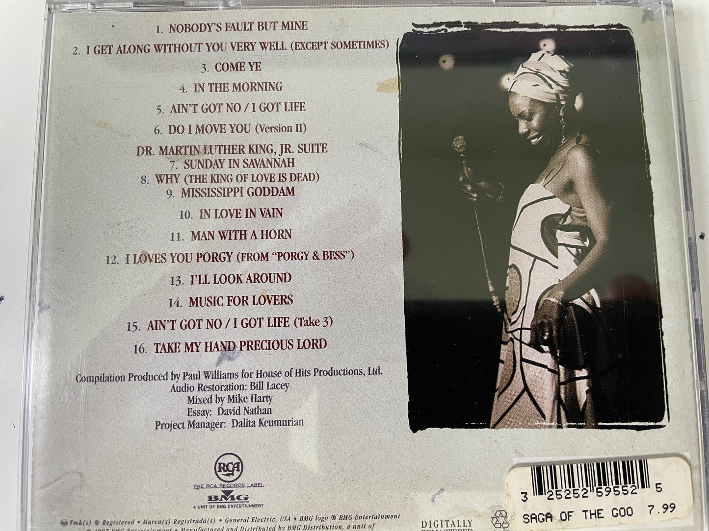 NINA SIMONE "SAGA OF THE GOOD LIFE AND HARD TIMES"-$5.99 +SHIPPING $5.00