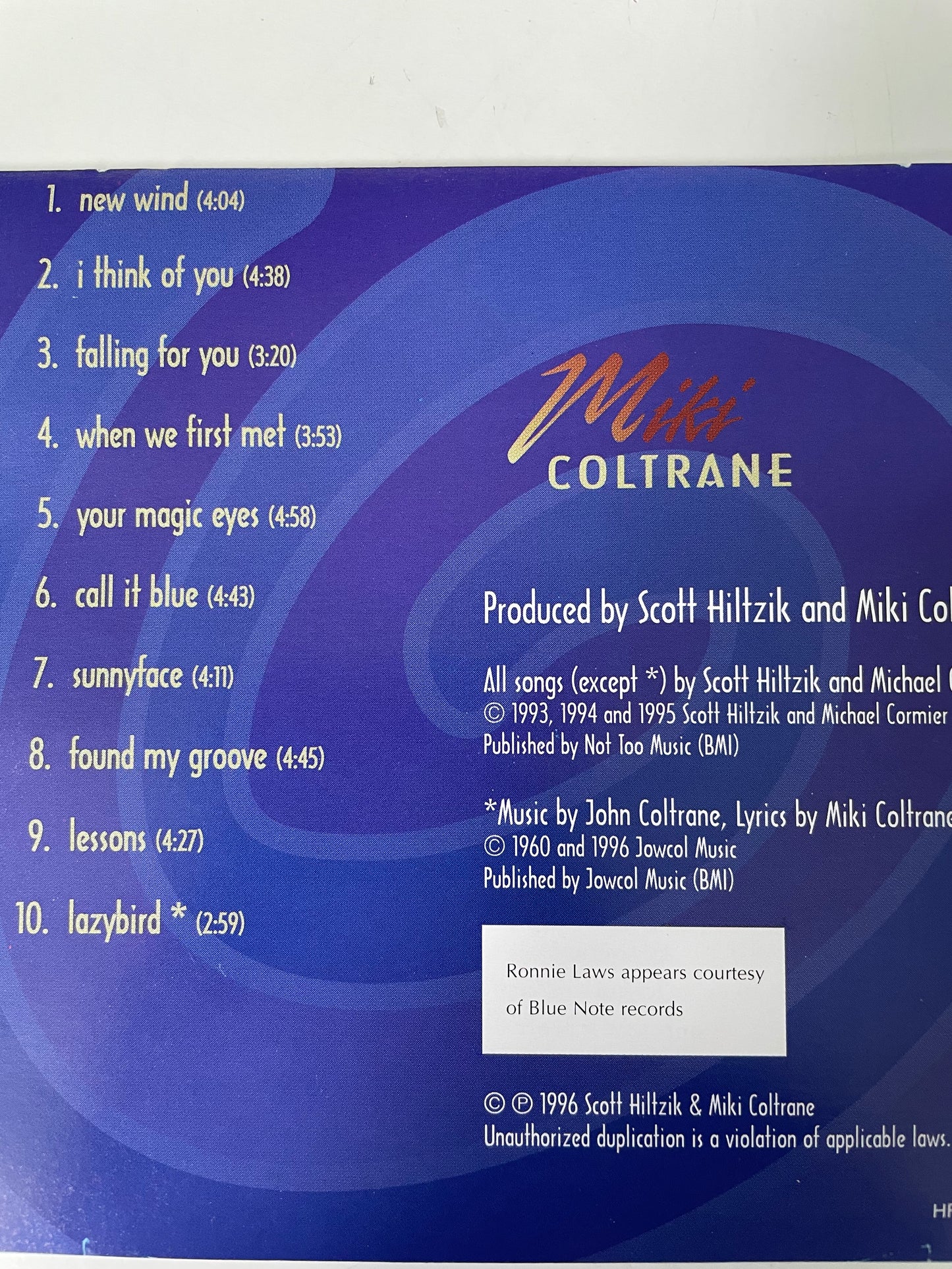 MIKI COLTRANE "I THINK OF YOU"-$4.99 +SHIPPING $5.00