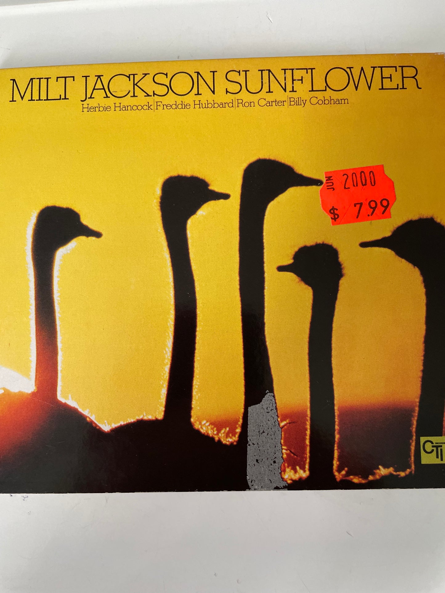 MILT JACKSON "SUNFLOWER"-$4.99 +$5.00 SHIPPING